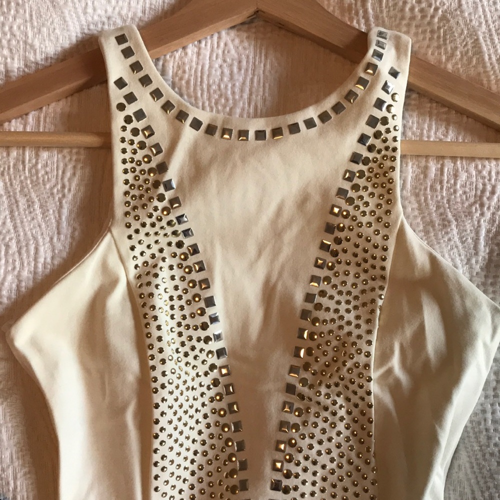 Sexy Bebe studded stretch mini